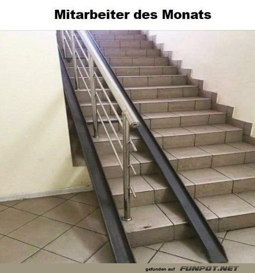 Treppen-Witze auf der Überholspur Treppen-Witze auf der Überholspur