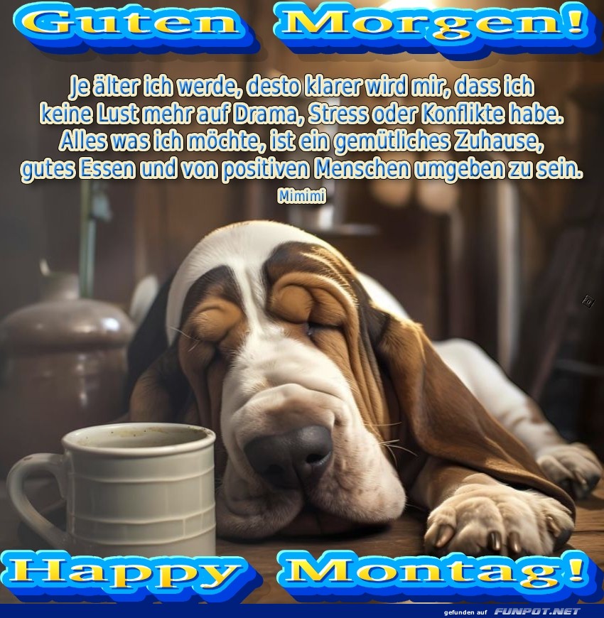 Kaffee schläft auch bis Montag! Kaffee schläft auch bis Montag!