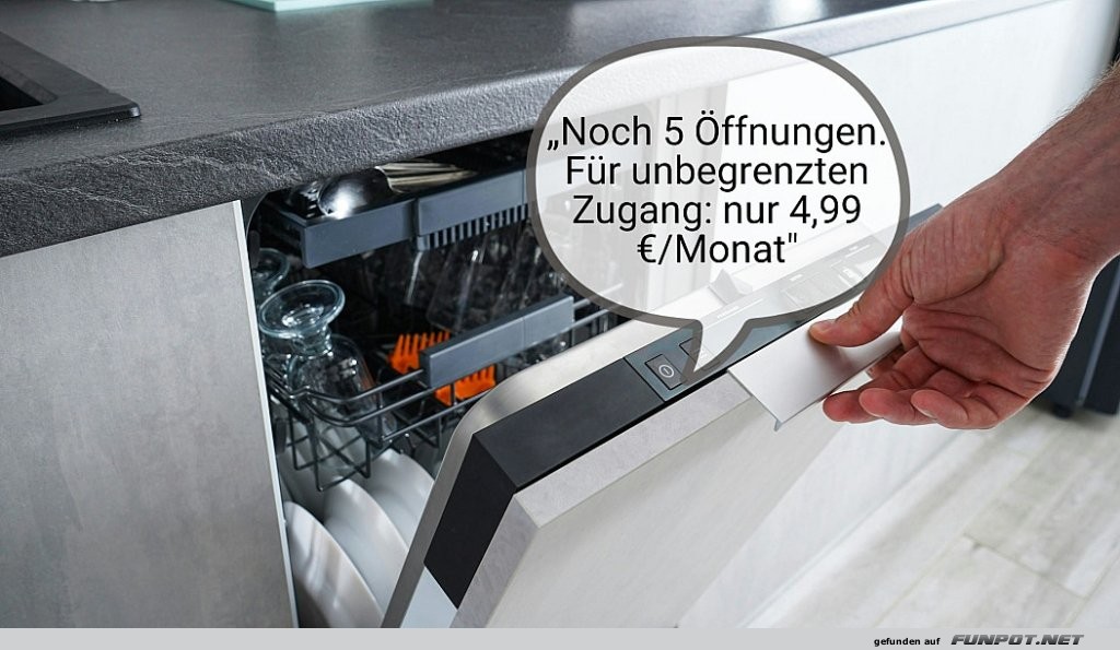 Geschirrspüler mit Abo-Modell! Geschirrspüler mit Abo-Modell!