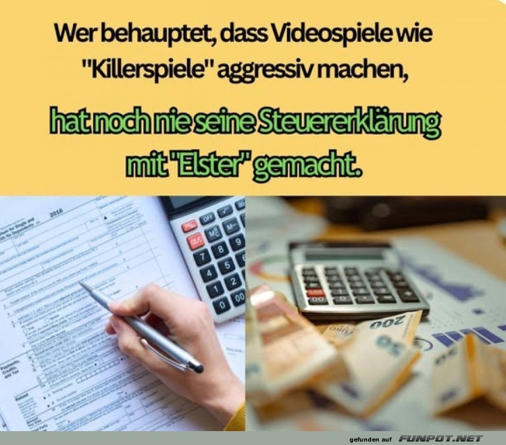 Wenn Steuern aggressiver machen als Games Wenn Steuern aggressiver machen als Games