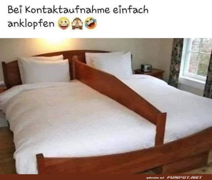 Ein Bett für Distanz-Liebhaber