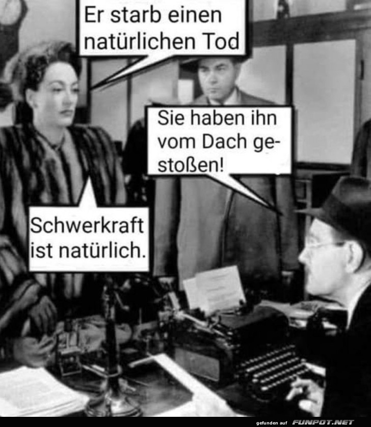 Die unsichtbare Hand der Schwerkraft