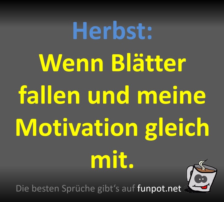 Blätter fallen, Motivation auch Blätter fallen, Motivation auch