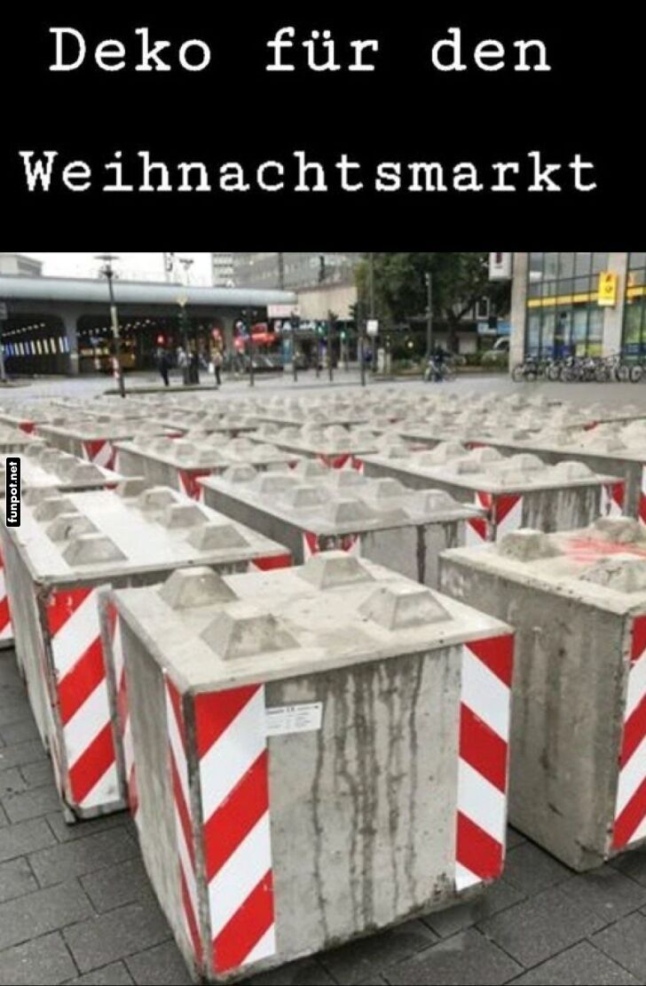 Weihnachtsmarkt mit Betoncharme