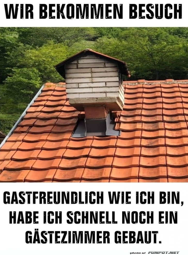 Das neue Dach-Gästezimmer