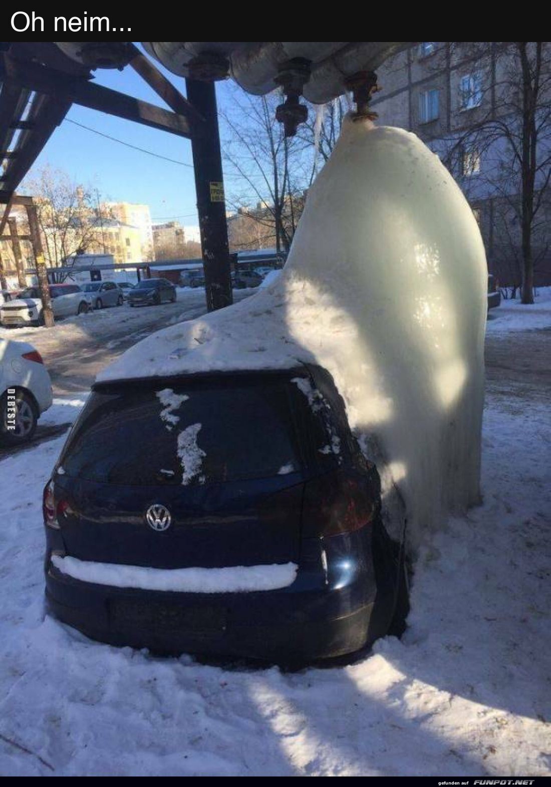 Eiskaltes Parkplatzdilemma!