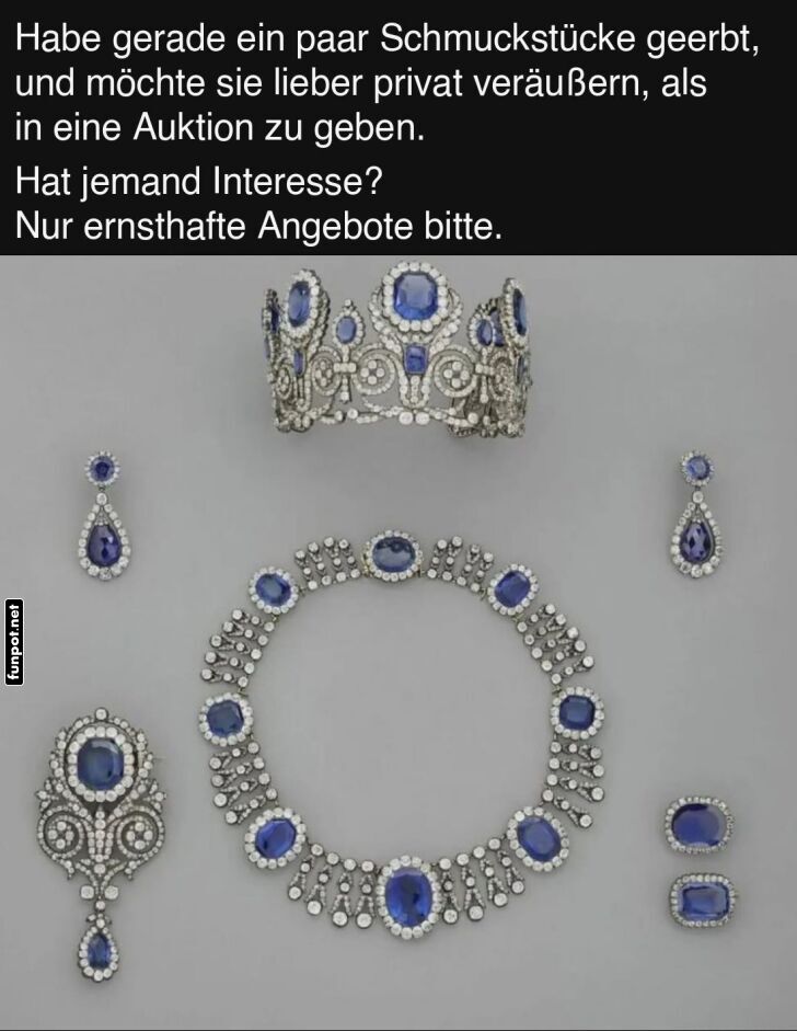 Louvre Schmuckstücke zu verkaufen Louvre Schmuckstücke zu verkaufen