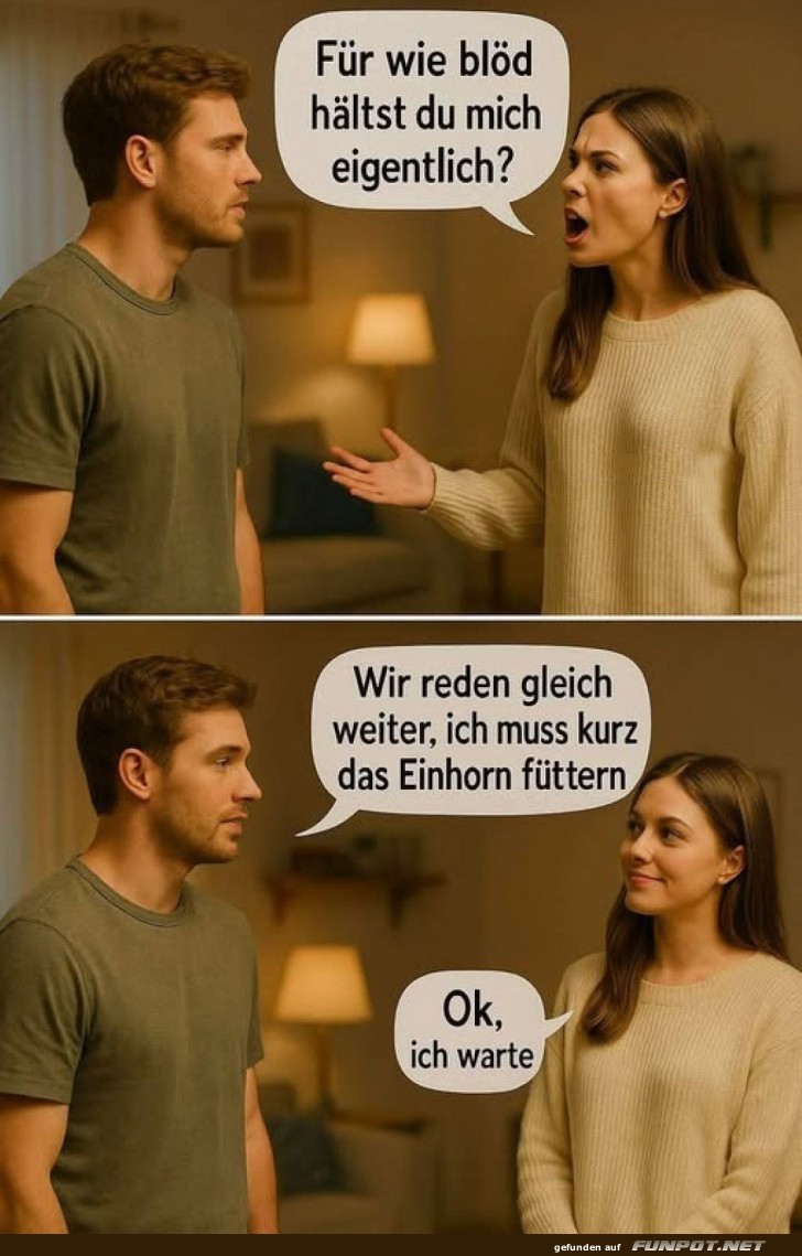 Einhorn-Pause in der Beziehungskrise