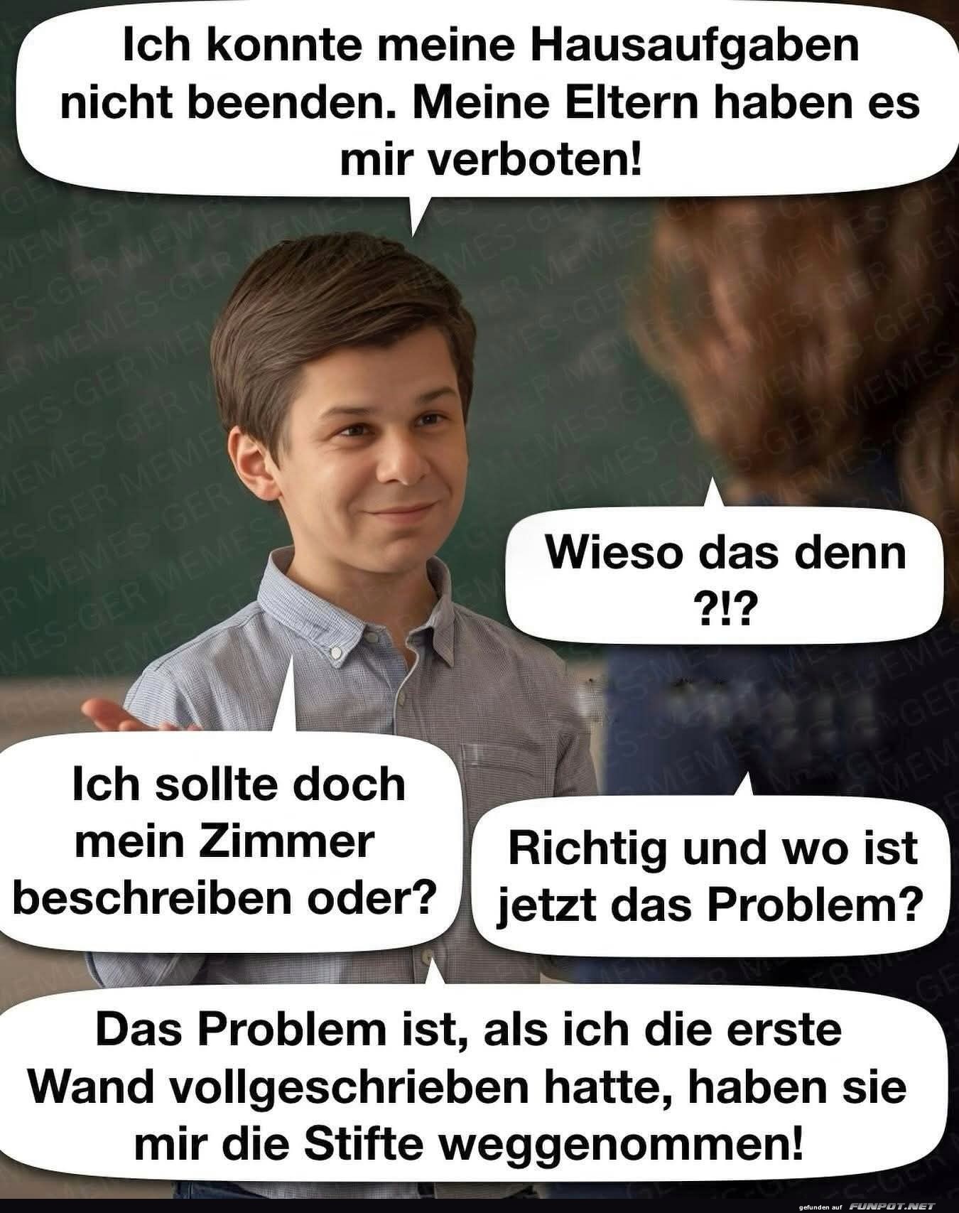 Wandkunst statt Hausaufgaben