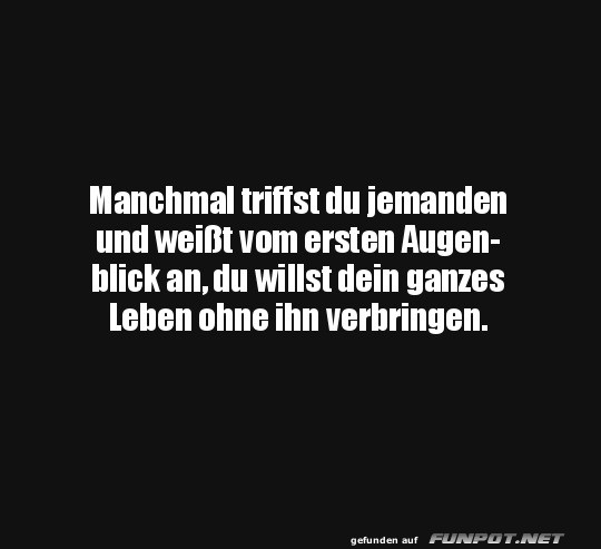 Liebe auf den ersten Nicht-Blick!