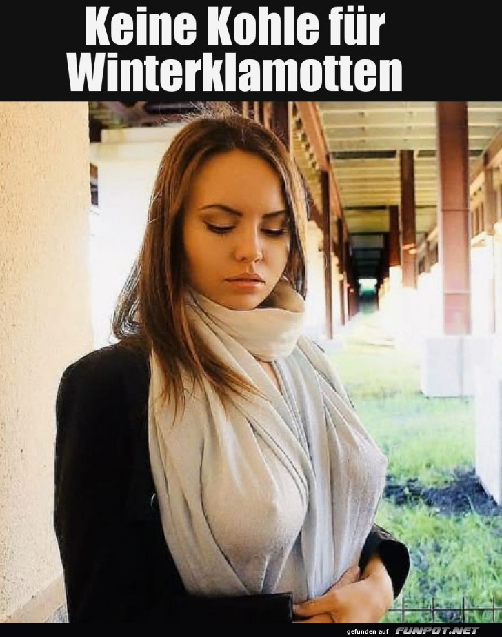 Der Winter naht, doch der Geldbeutel streikt! Der Winter naht, doch der Geldbeutel streikt!