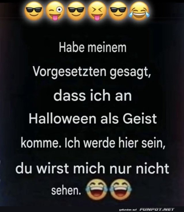 Unsichtbarer Auftritt im Bro!