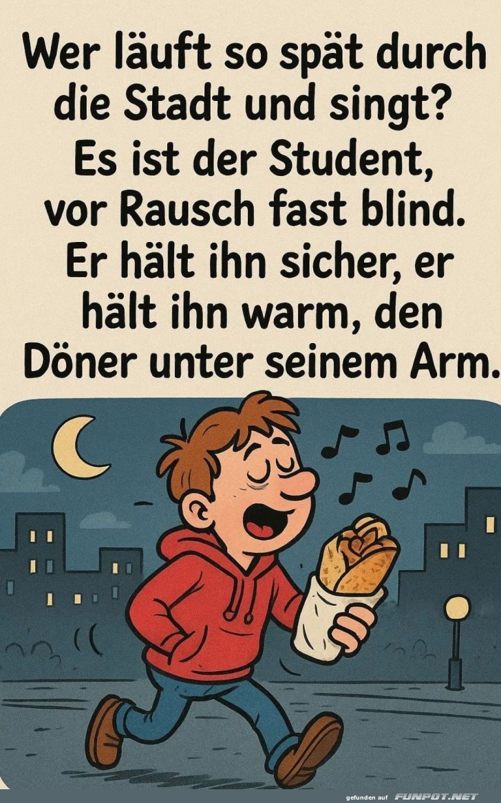 Nächtlicher Dönerblues: Ein epischer Spaziergang