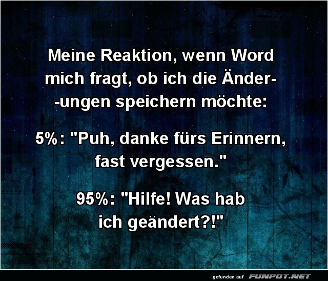 Word und das Speicherchaos