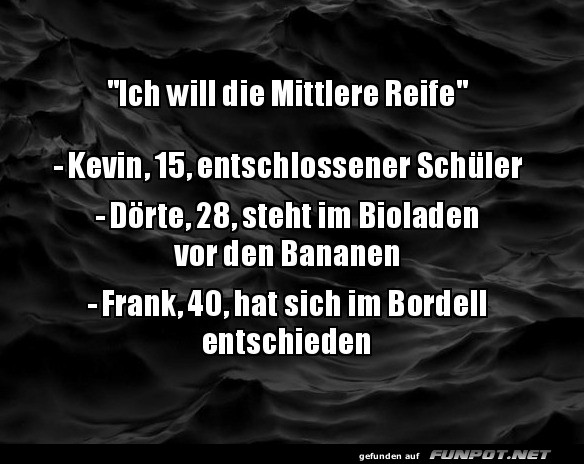 Der Weg zur Reife: Ein unkonventioneller Pfad