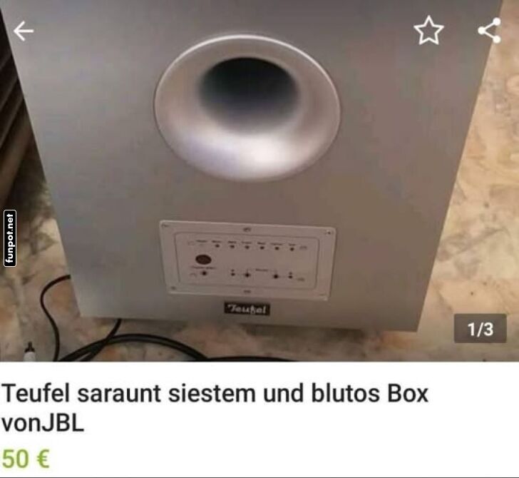 Der Lautsprecher-Teufel schlgt wieder zu!
