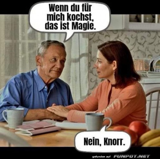 Lieben geht durch den Magen... oder Knorr?