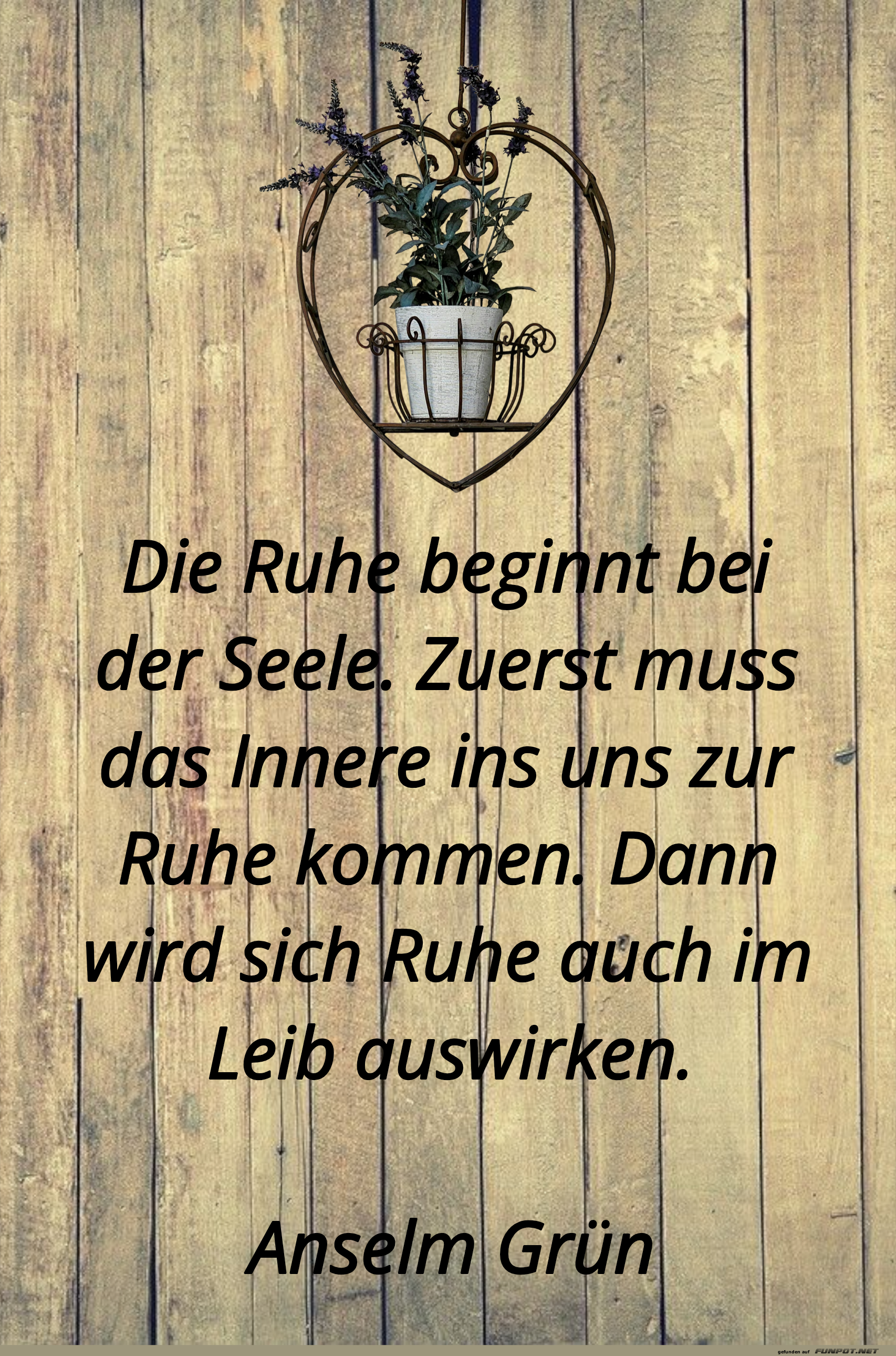 die ruhe beginnt bei der seele