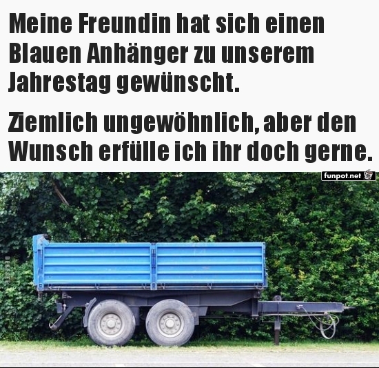Wunsch erfüllt: Neuer Anhänger zum Jahrestag!