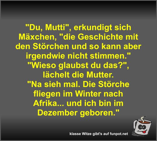 Die Geschichte mit den Strchen