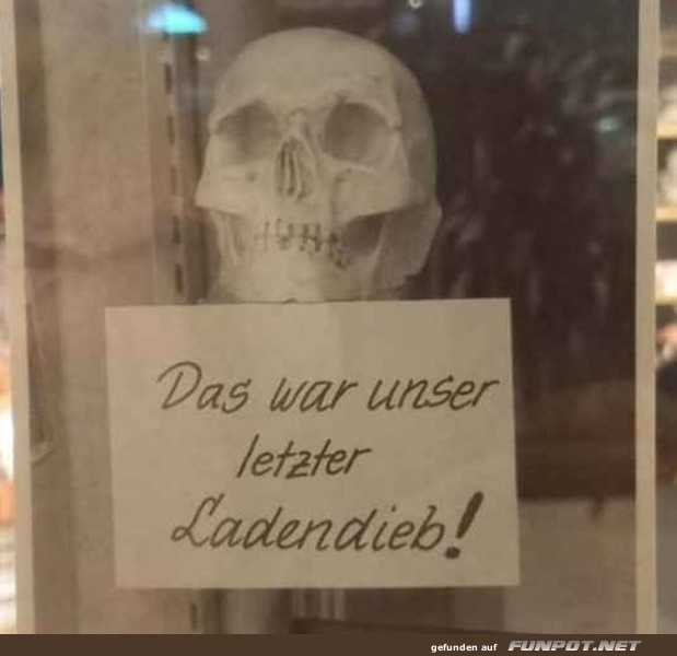 Sicherer Weg, um Diebe abzuschrecken!