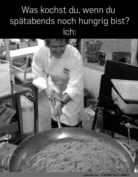 Mitternachtssnack im Gigantenstil