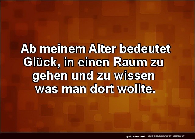 Das wahre Glck im reifen Alter