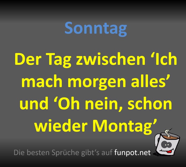 Sonntag: Zwischen Hoffnung und Verzweiflung