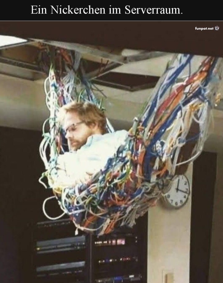 IT-Nap: Abhngen im Kabel-Hngemattenstil