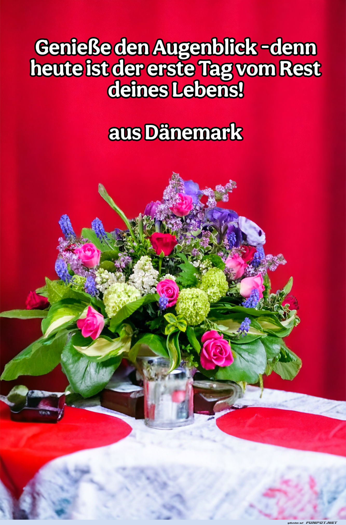 genieße den augenblick