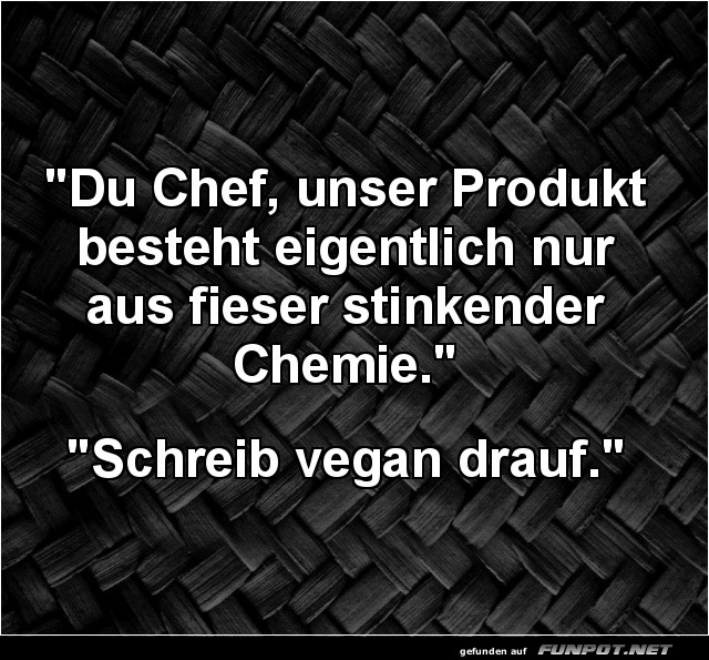 Vegane Chemie: Der neueste Trend