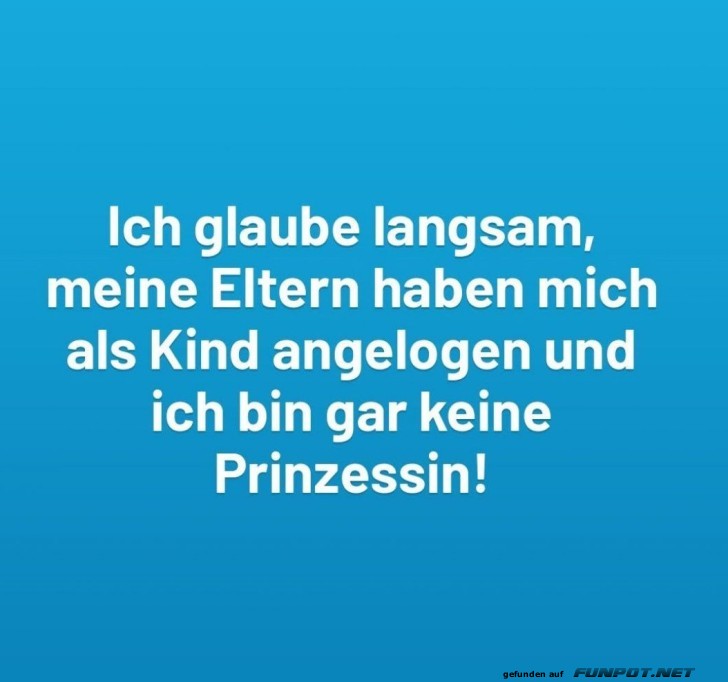Realittscheck: Keine Prinzessin!