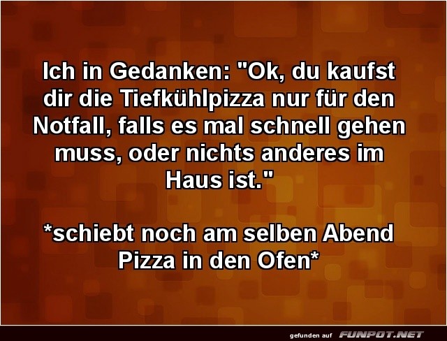 Pizza-Notfallplan: Abendlicher Genuss