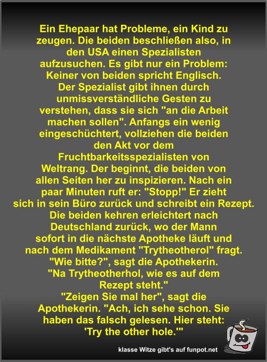 Ein Ehepaar hat Probleme Ein Ehepaar hat Probleme