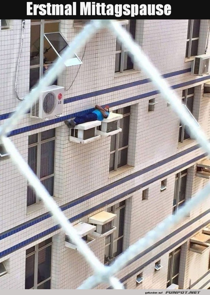 Na, wo macht der Hausmeister Siesta?