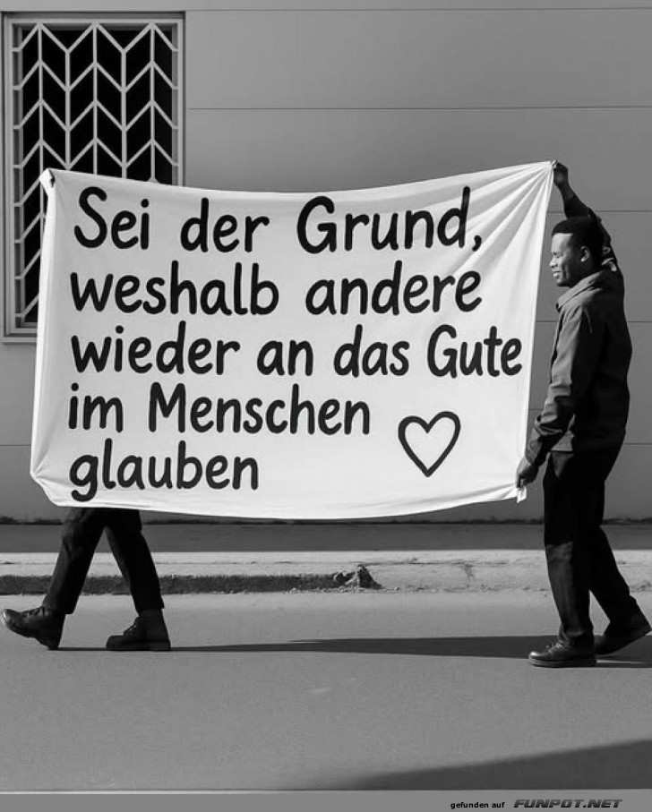 Trage das Banner der Hoffnung!