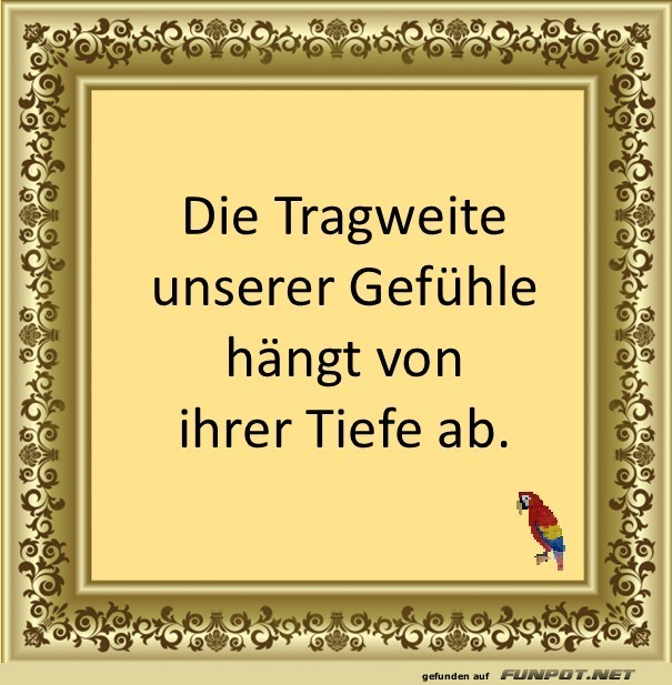 Die Tragweite unserer Gefhle