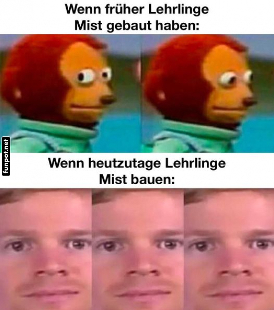 Lehrlinge im Wandel der Zeit