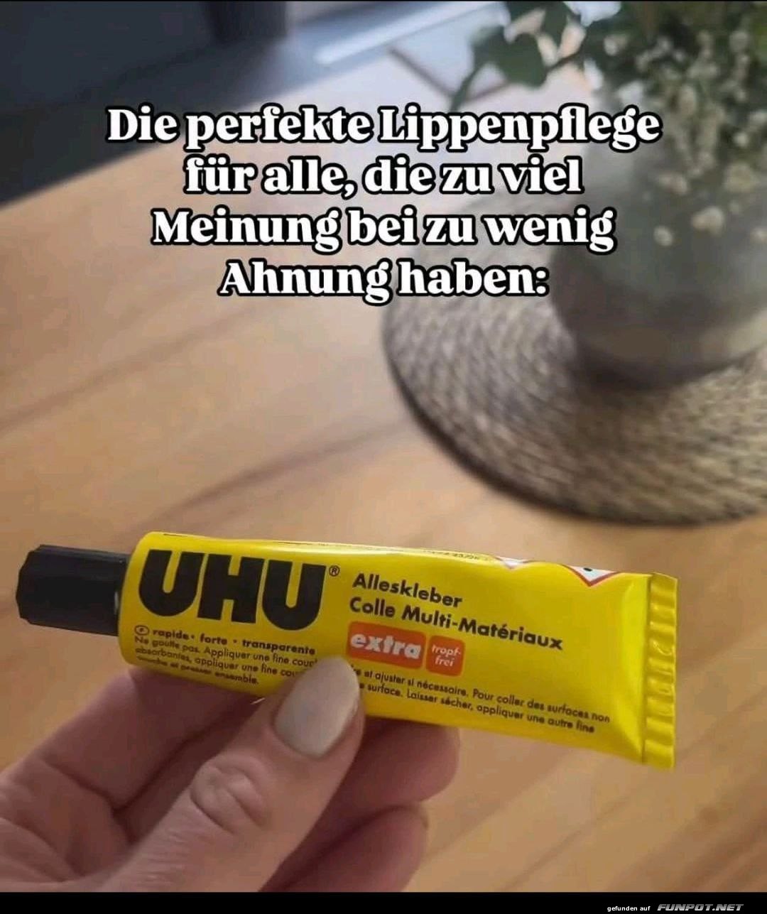 Endlich Ruhe dank Spezial-Lippenpflege!