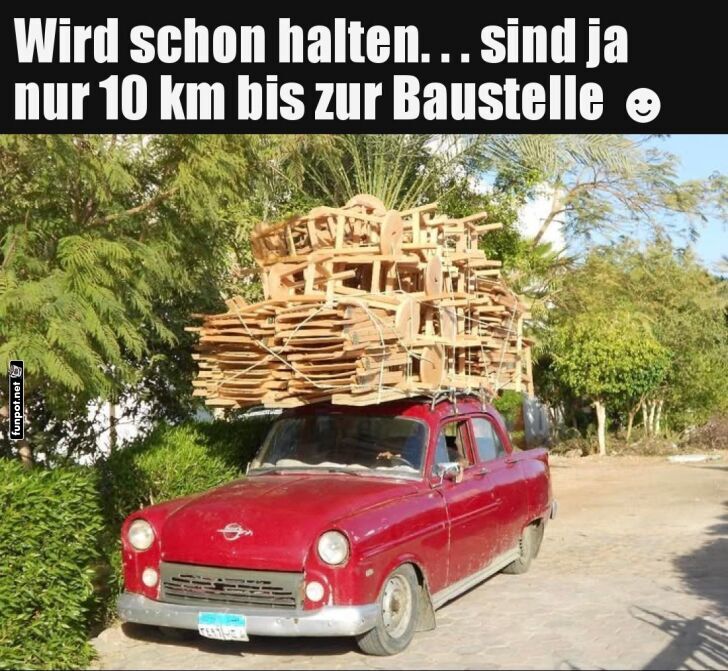 Abenteuerliche Frachtlieferung mit Stil