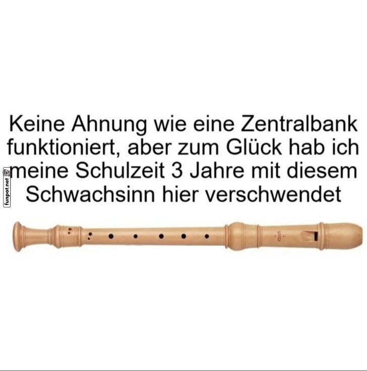 Zentralbankwissen vs. Blockflten-Skills