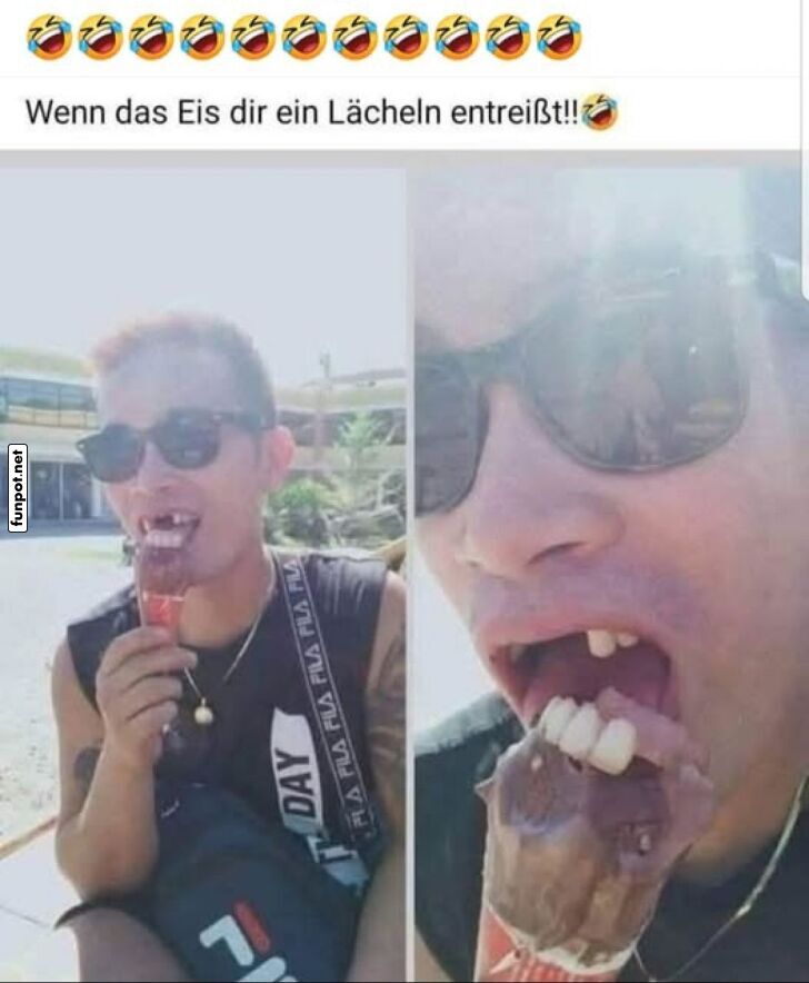 Eiscreme mit extra Biss!