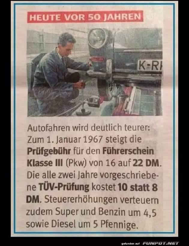 Das waren noch Zeiten
