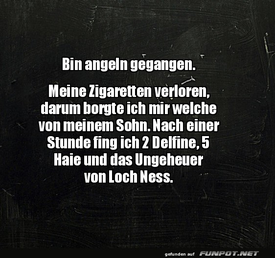 Verrückte Angeltour mit Nessie-Fund