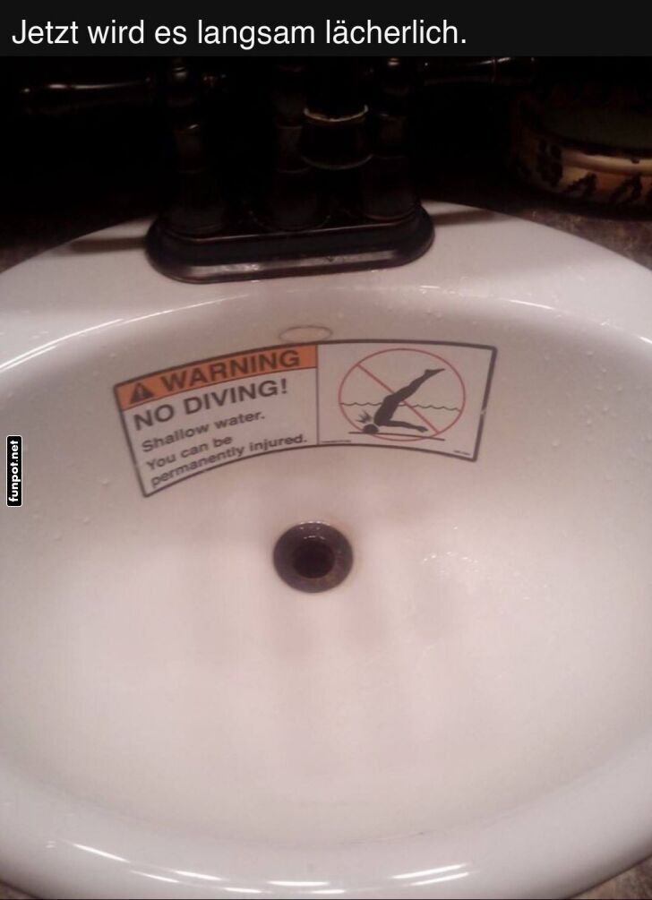 Vorsicht, Tiefseetaucher!