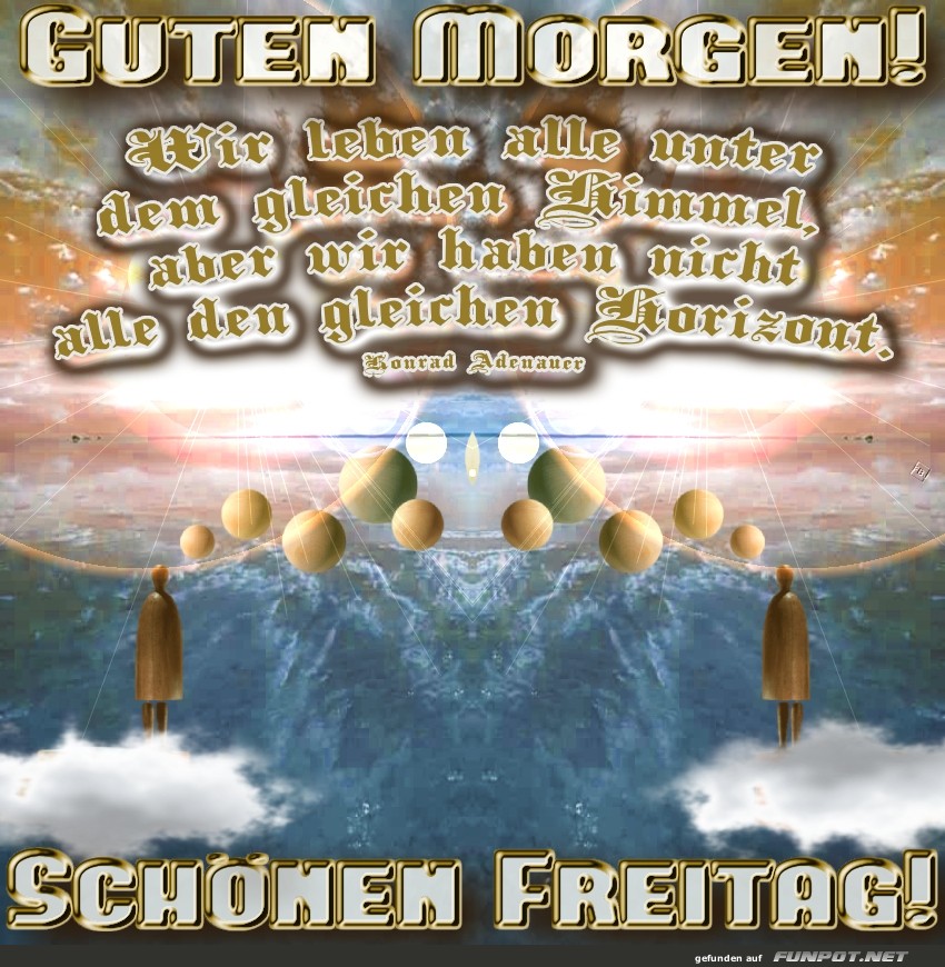 Freitagsgrüße vom Wolkenrand