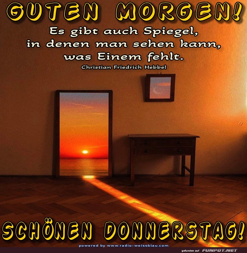 Tagesstart im Spiegeluniversum!