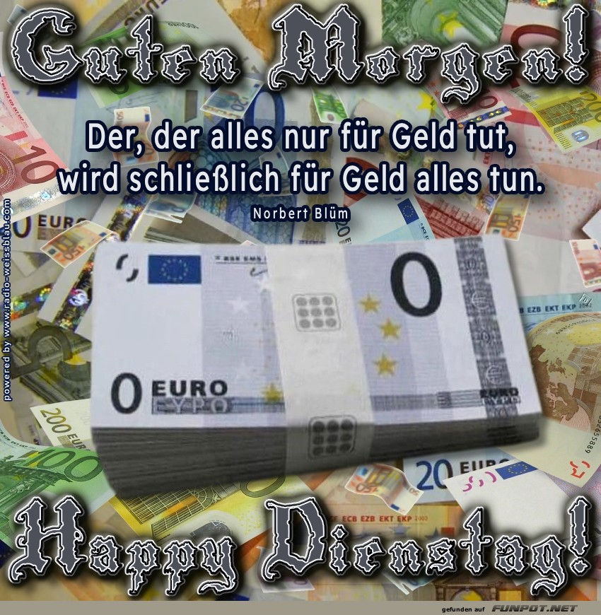 Null-Euro-Montag: Geldsorgen ade!