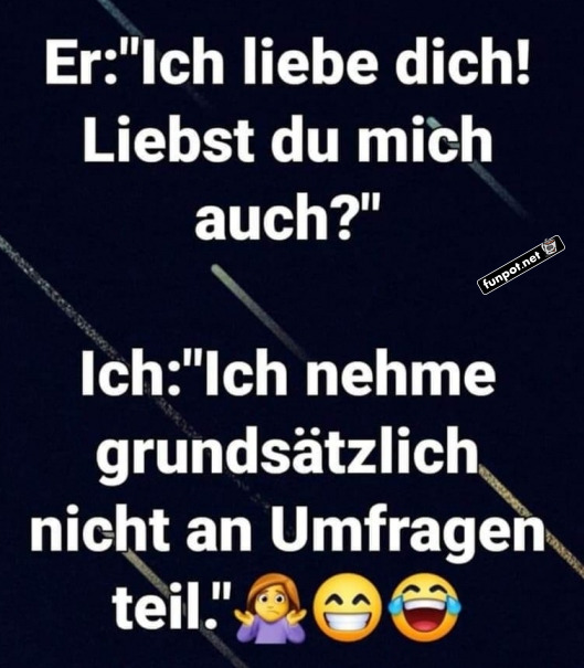 Liebe als Umfrage