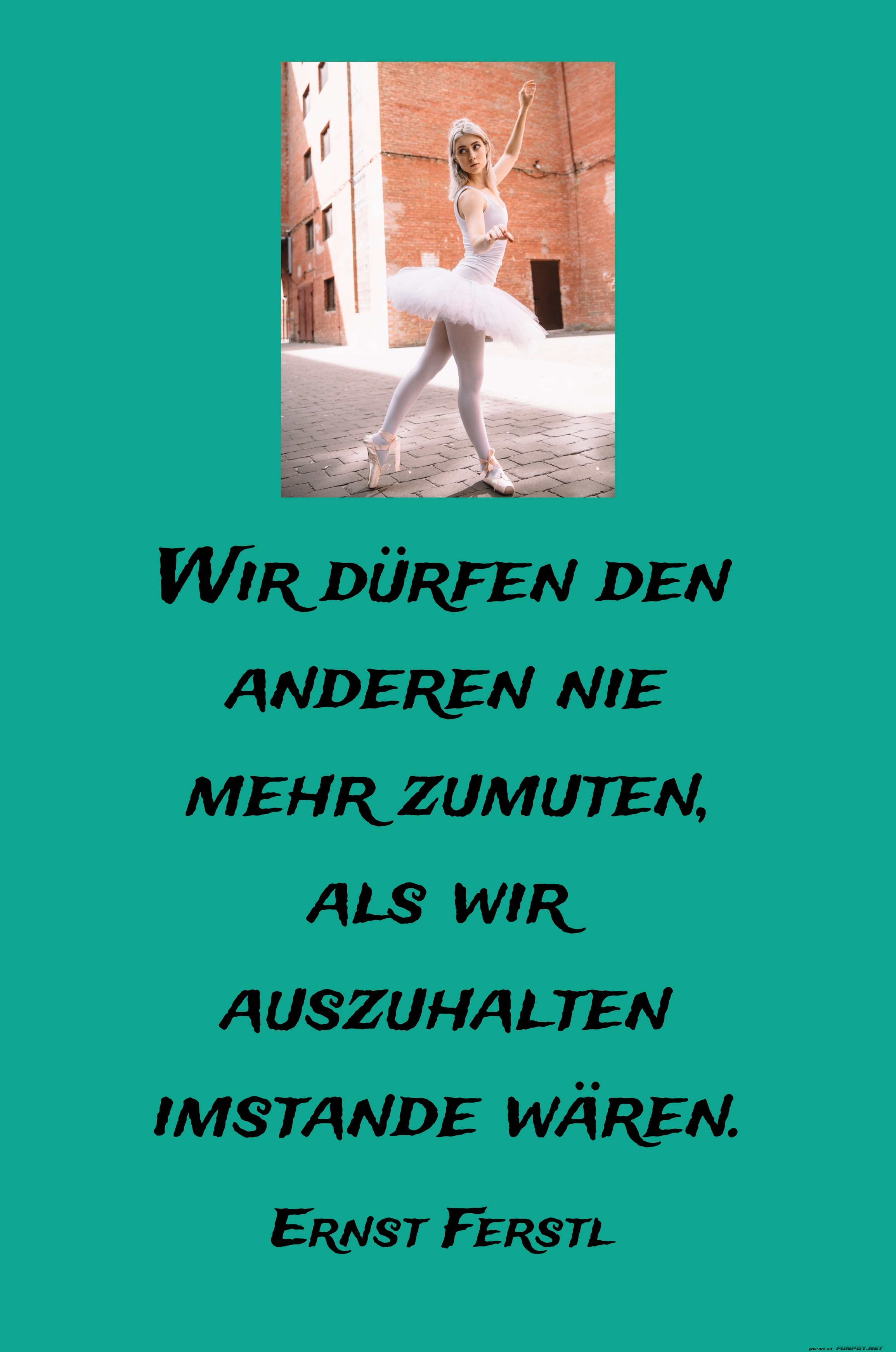 Wir drfen den anderen
